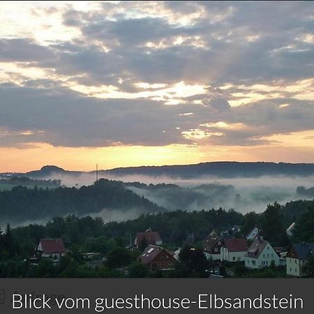 Guesthouse Elbsandstein App. Bastei Rathmannsdorf Bagian luar foto